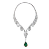 Saleh Sallom | Natural Diamonds  Emeralds Set | 70.71 CT